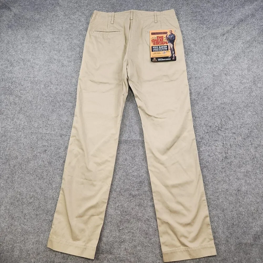 VTG Toys McCoy Steve McQueen The Great Escape‎ Pants Mens 32x31 Japan V. Hilts - Picture 2 of 16